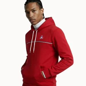 Sweat à capuche en double face avec détail tricolore