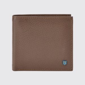 Portefeuille en cuir pour hommes Sallins - Noyer